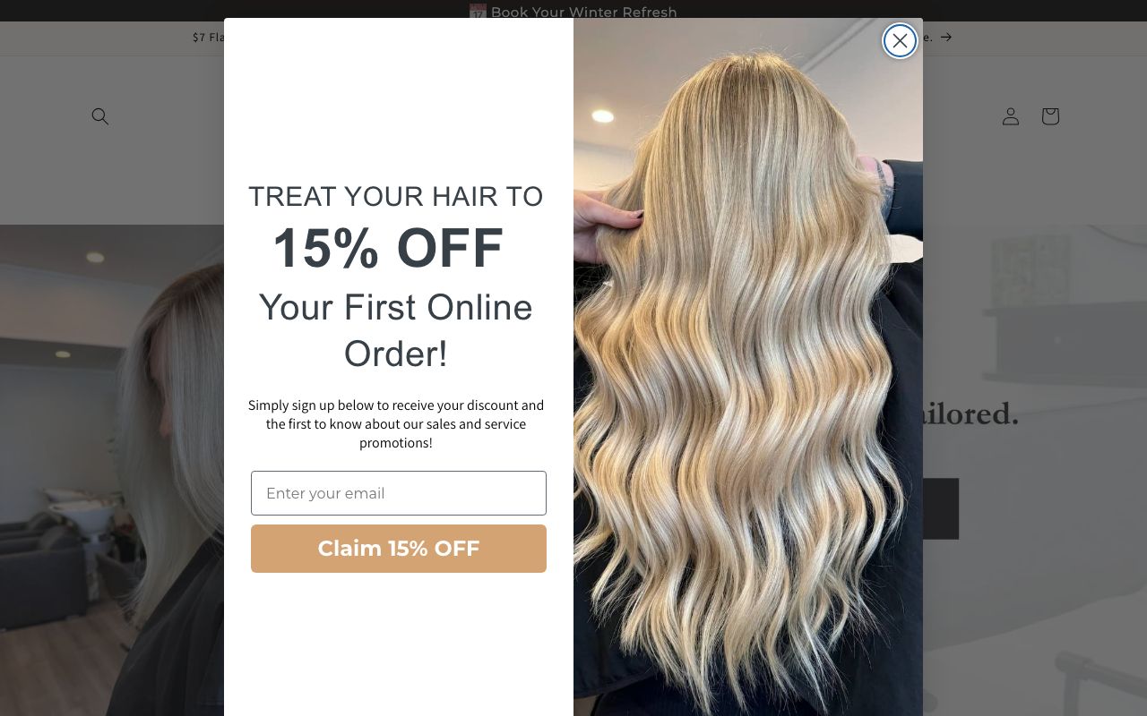 Preview of Ferdinando Hair's website
