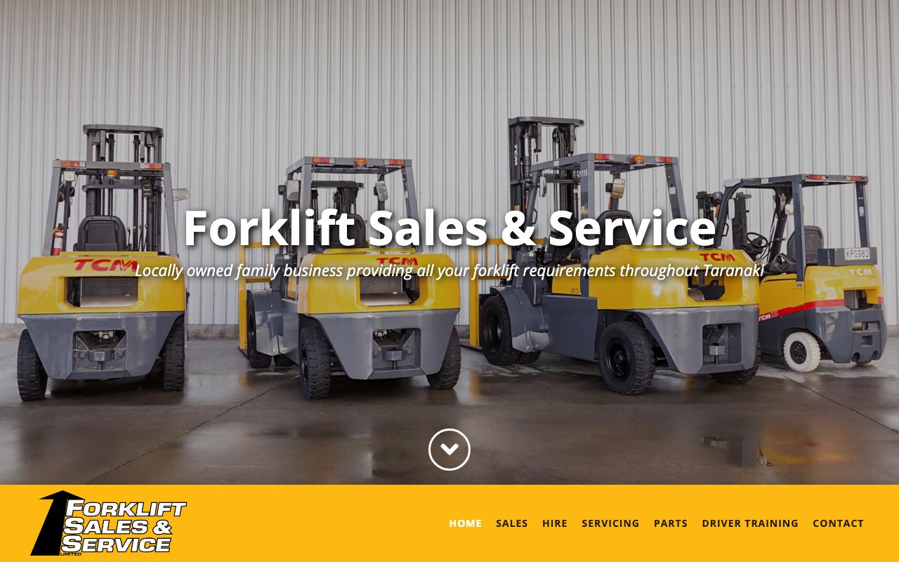 Preview of Forklift Specialty Services's website