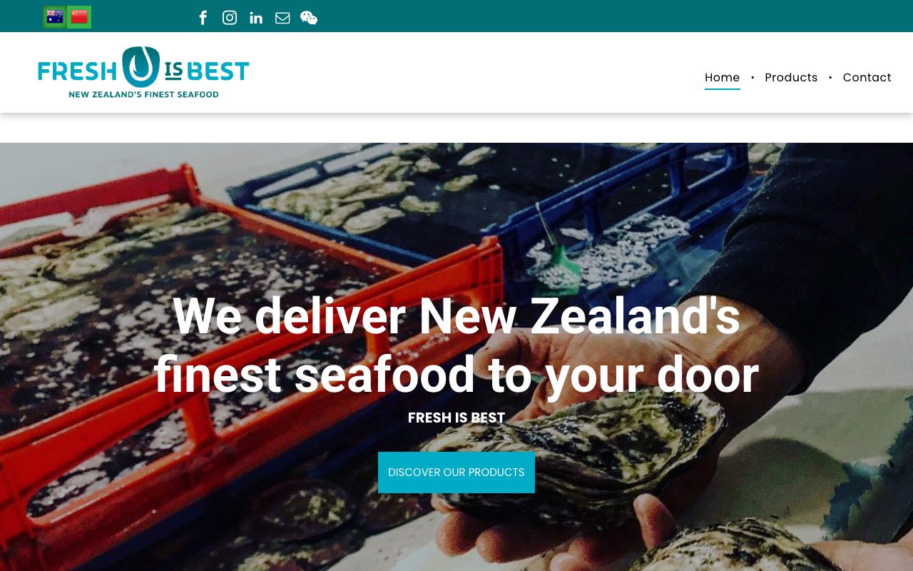Preview of Fresh is Best's website