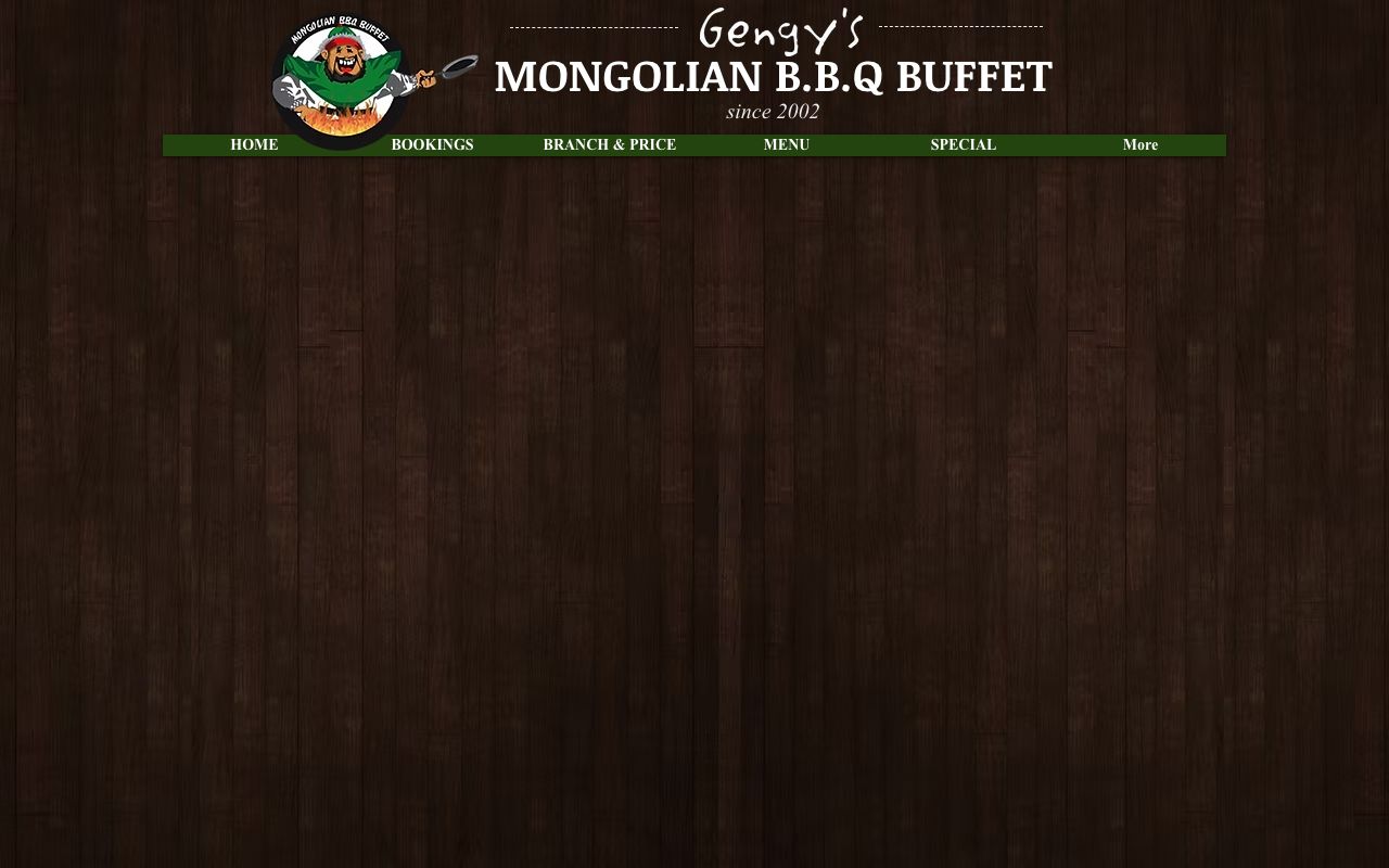 Preview of Gengy's Restaurant's website