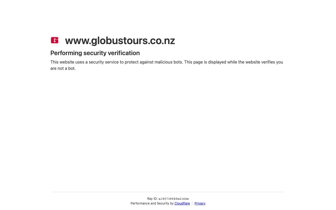Preview of Globus's website