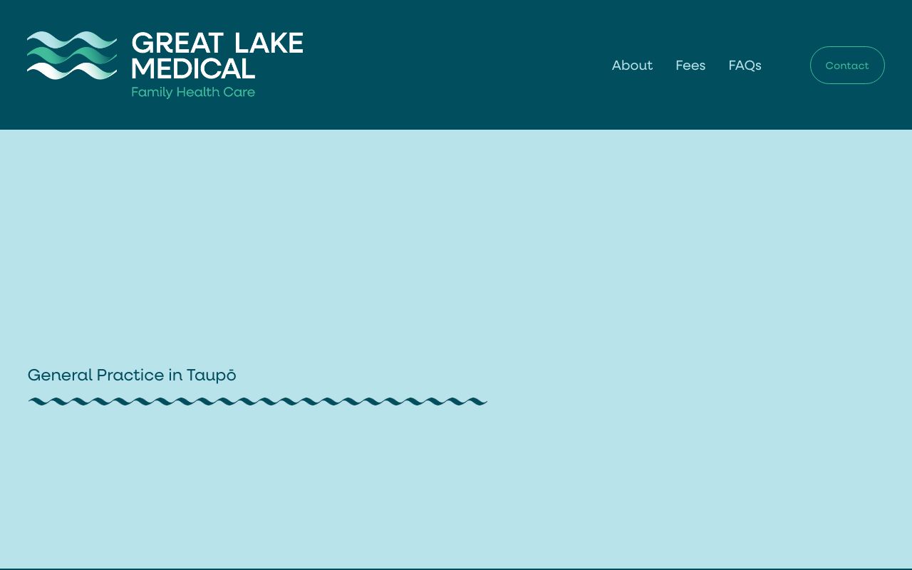 Preview of Great Lake Medical's website