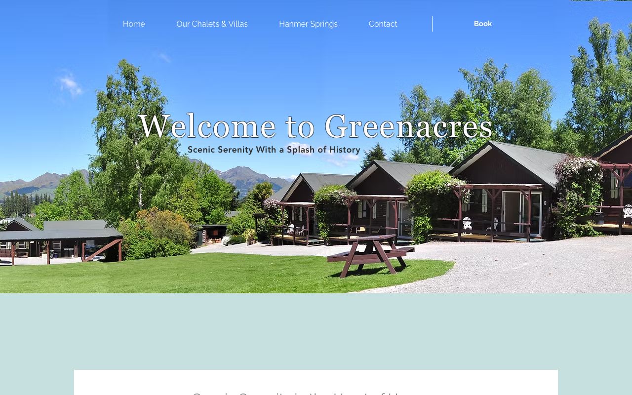 Preview of Green Acres's website