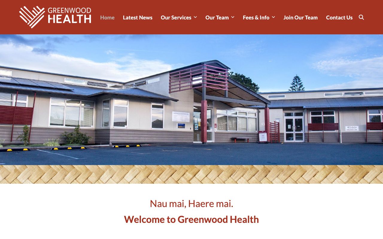 Preview of Greenwood Health Centre's website