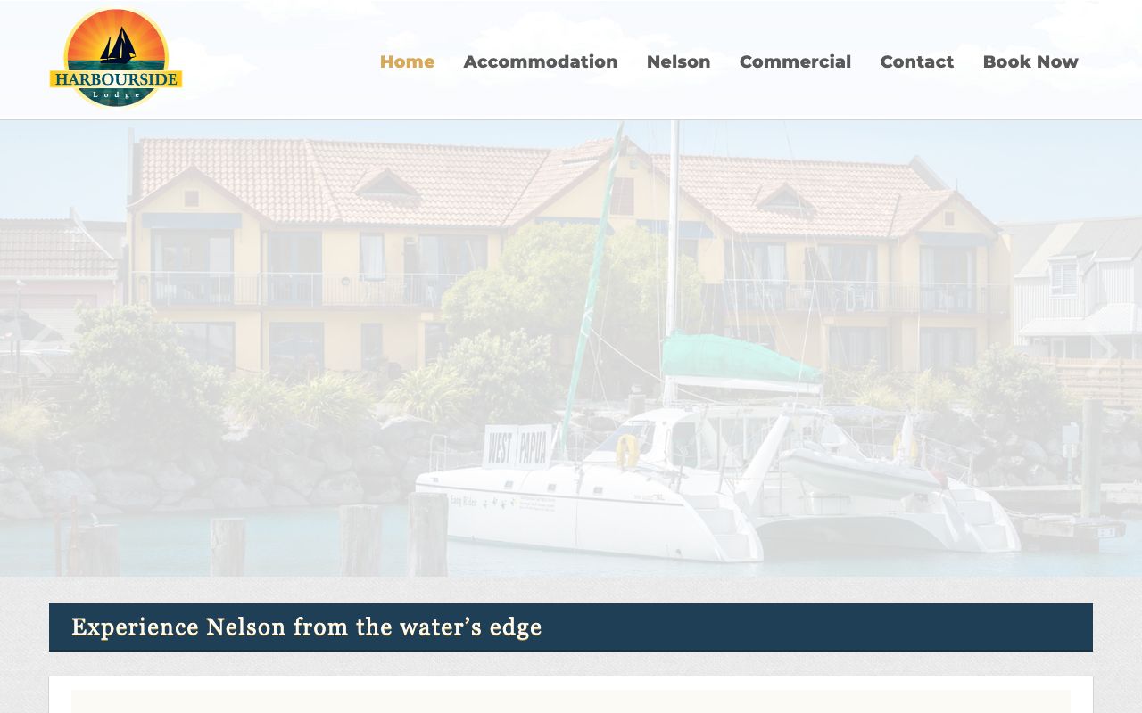 Preview of Harbourside Lodge's website