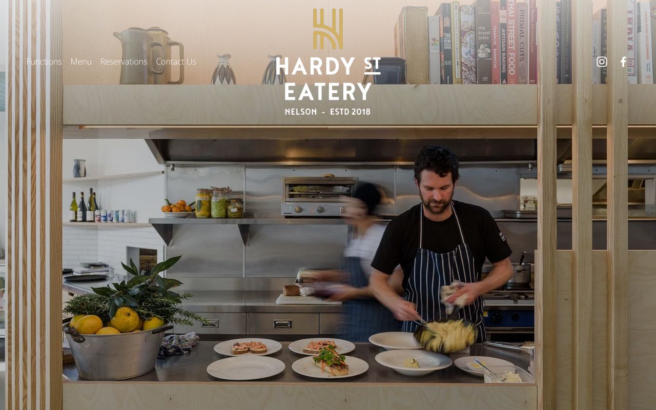 Preview of Hardy St Eatery's website