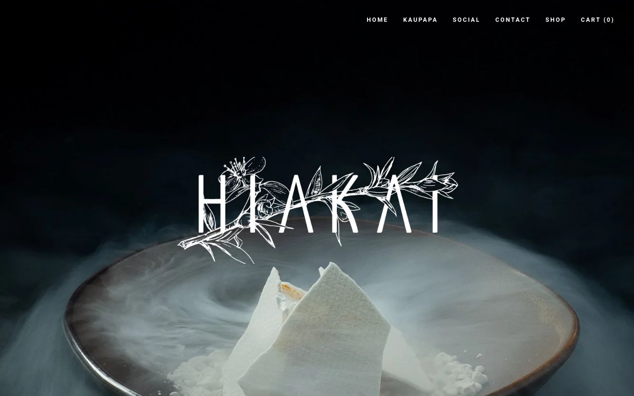 Preview of Hiakai's website