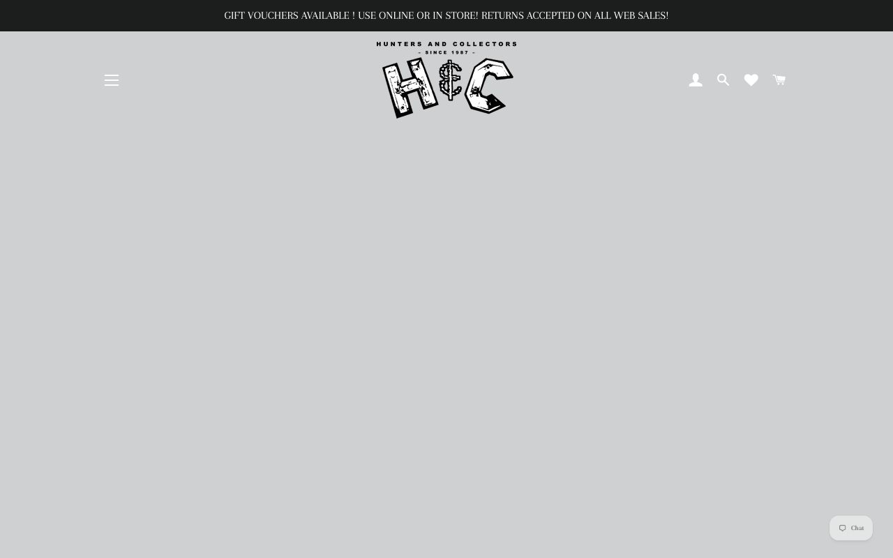 Preview of Hunters & Collectors's website