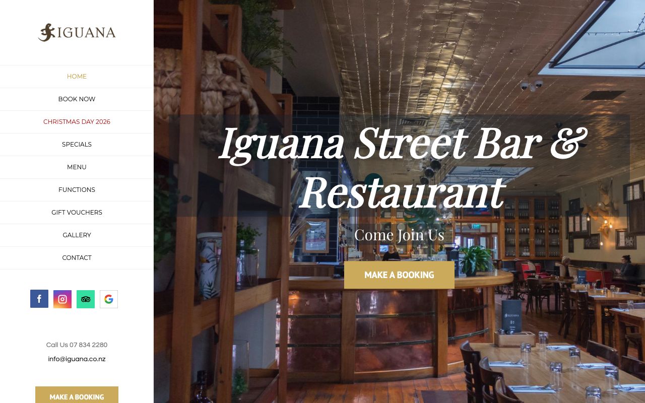 Preview of Iguana's website