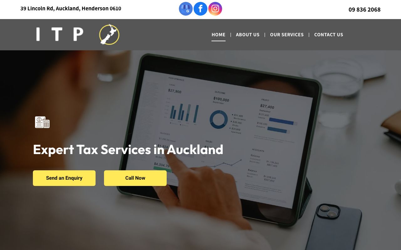 Preview of Income Tax Professionals's website