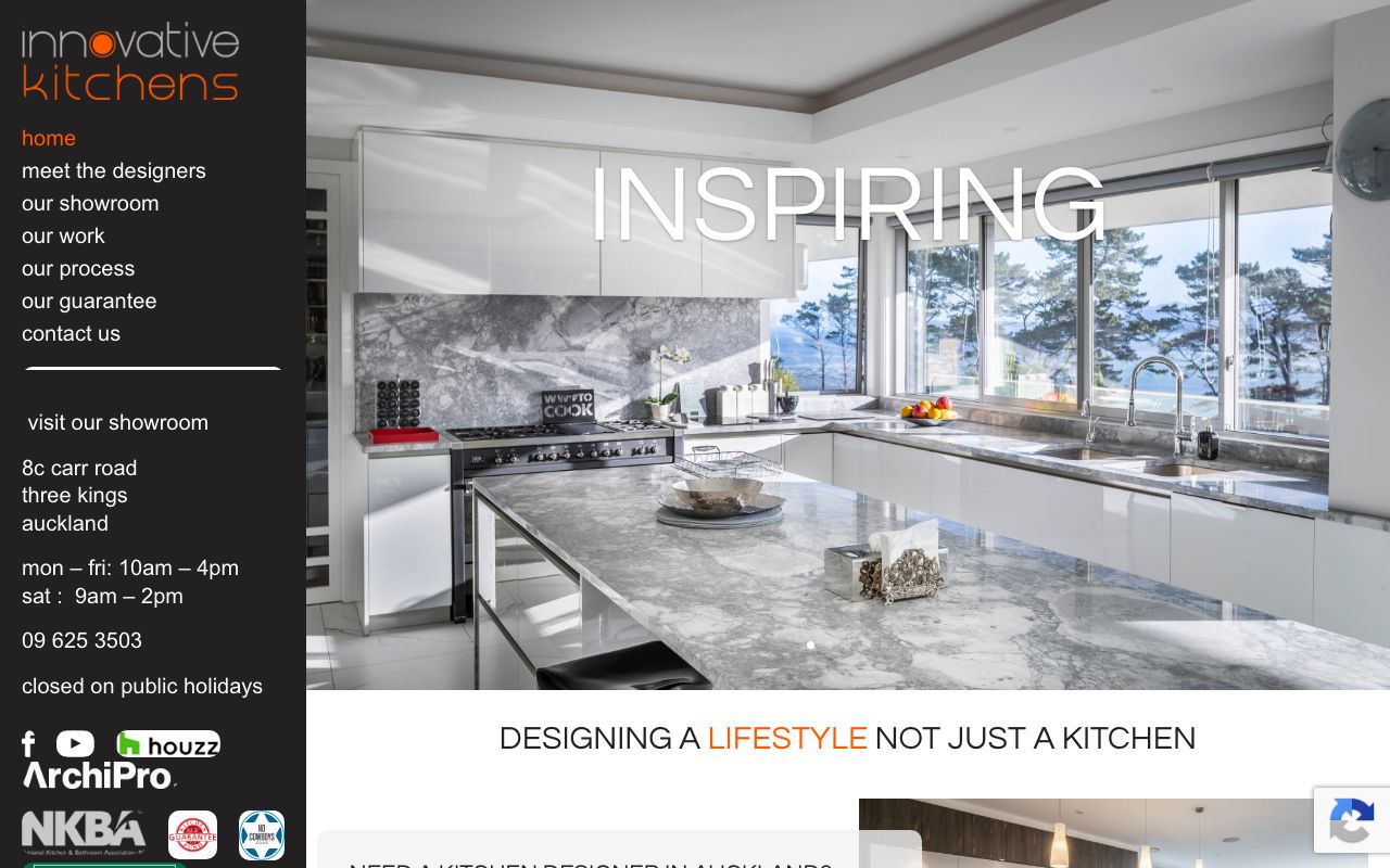 Preview of Innovative Kitchens's website