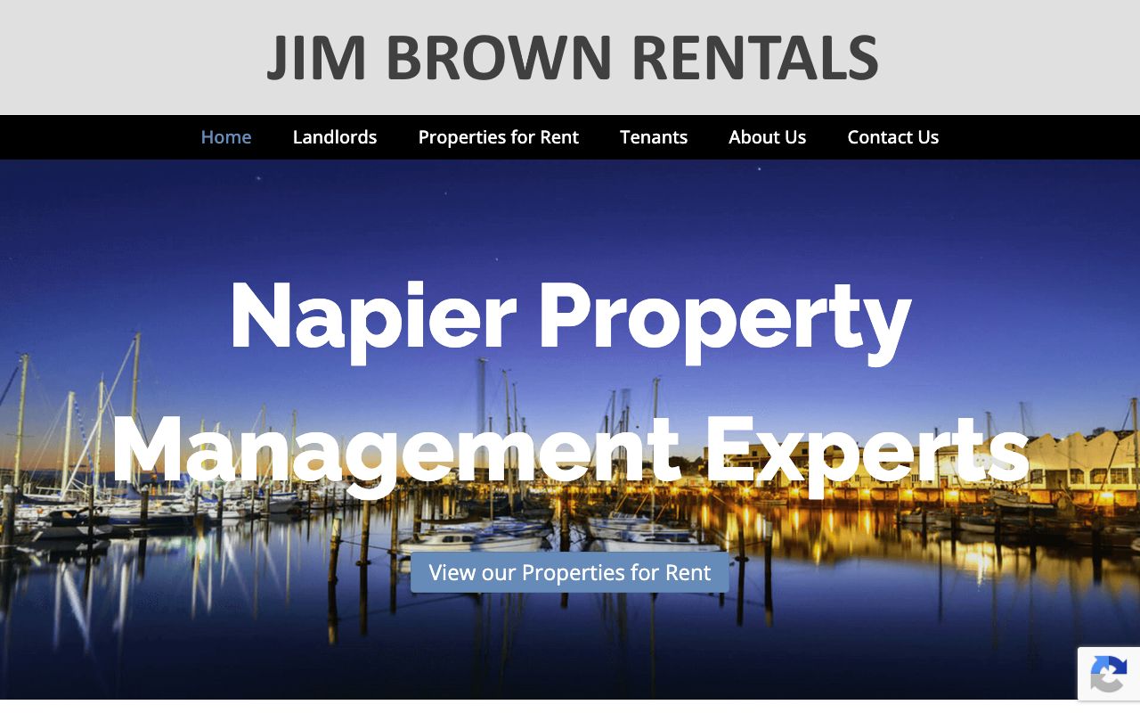 Preview of Jim Brown Rentals's website