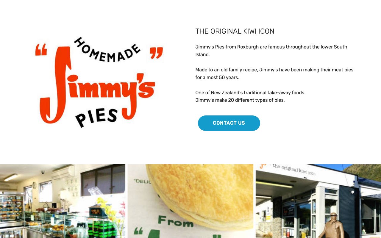 Preview of Jimmy’s Pies's website