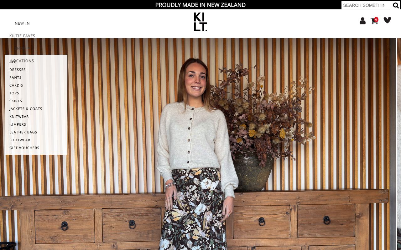 Preview of Kilt's website
