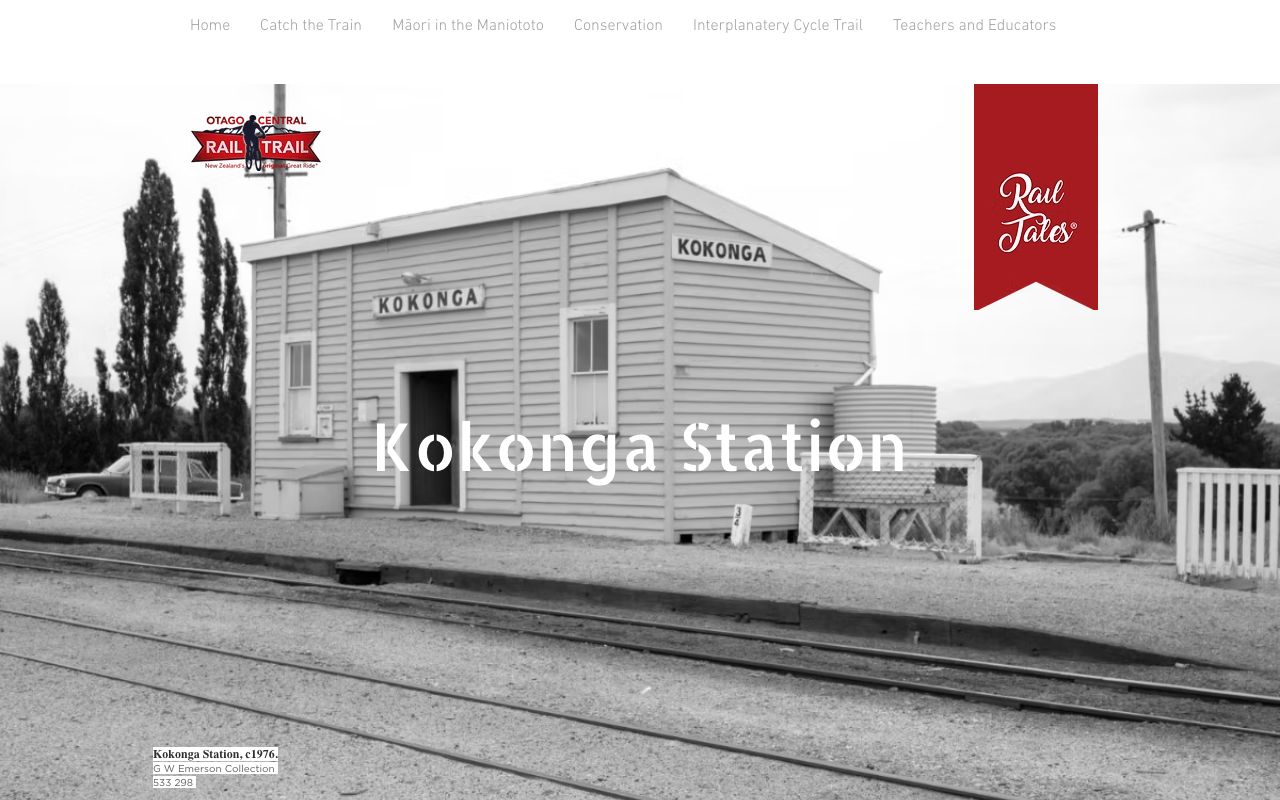 Preview of Kokonga Railway Station's website