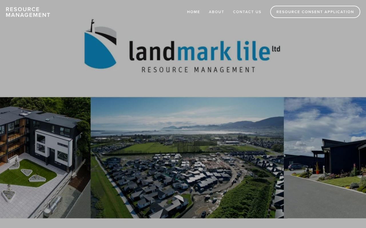Preview of Landmark Lile's website
