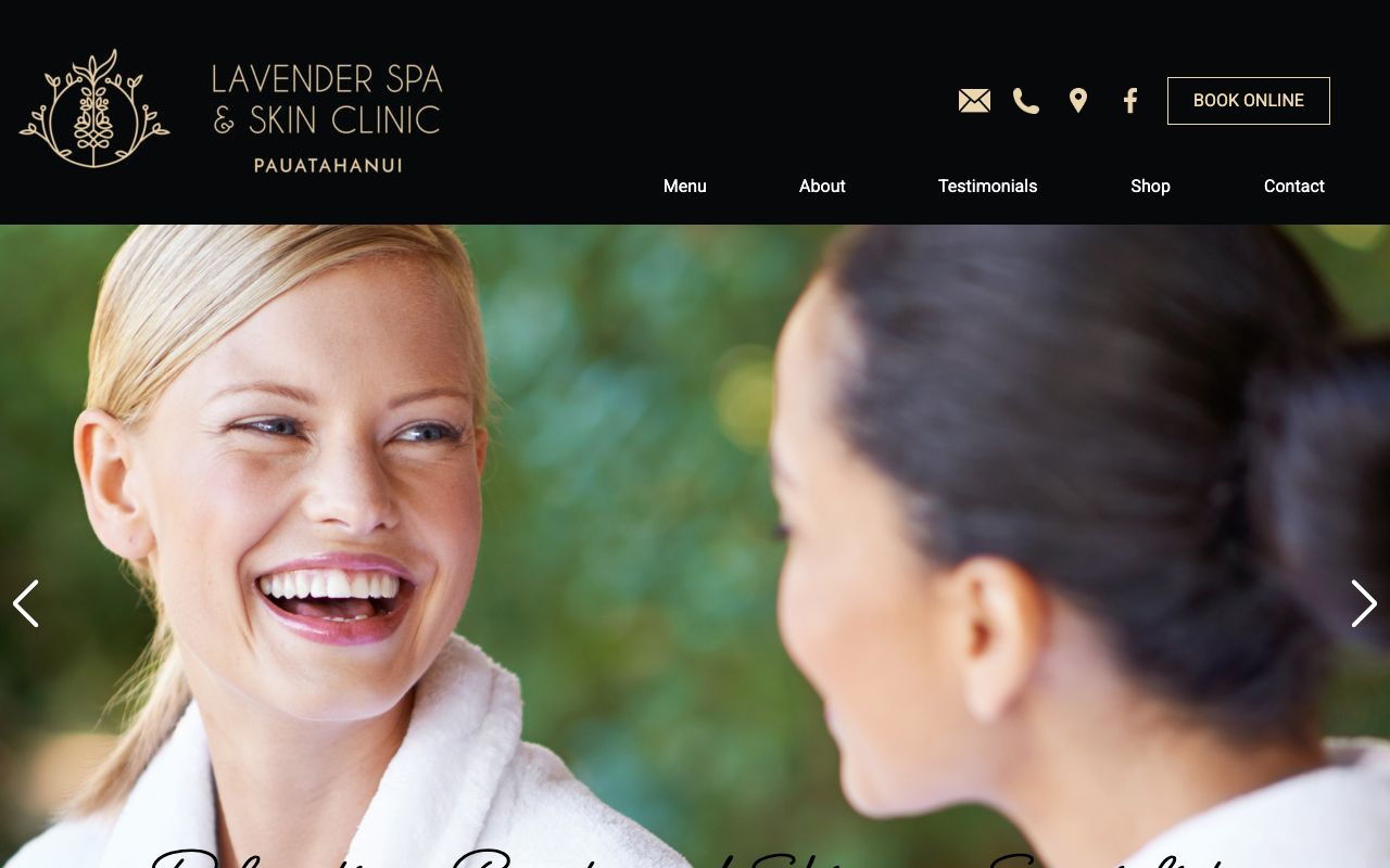 Preview of Lavender Spa & Skin Clinic's website