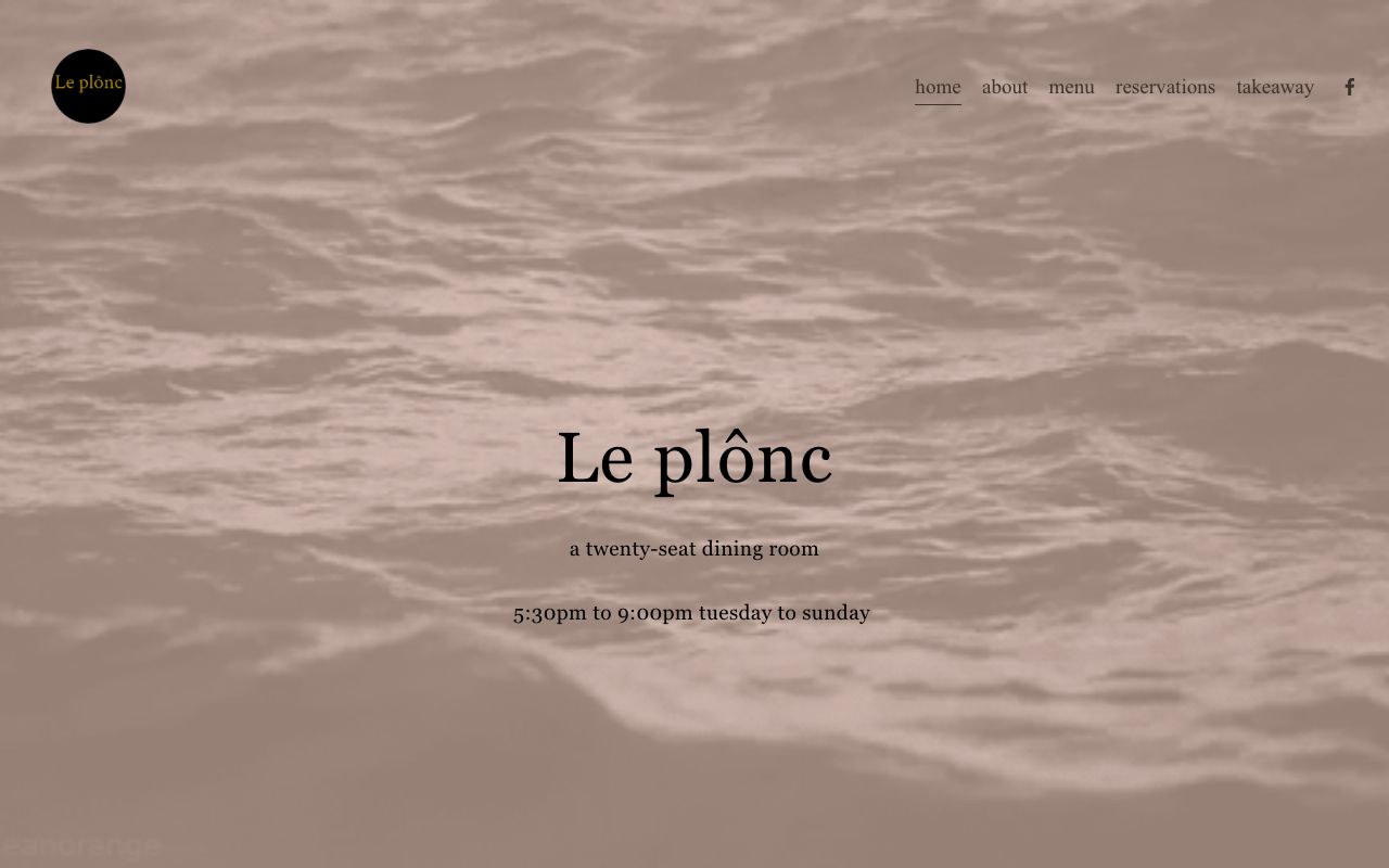 Preview of Le plônc's website