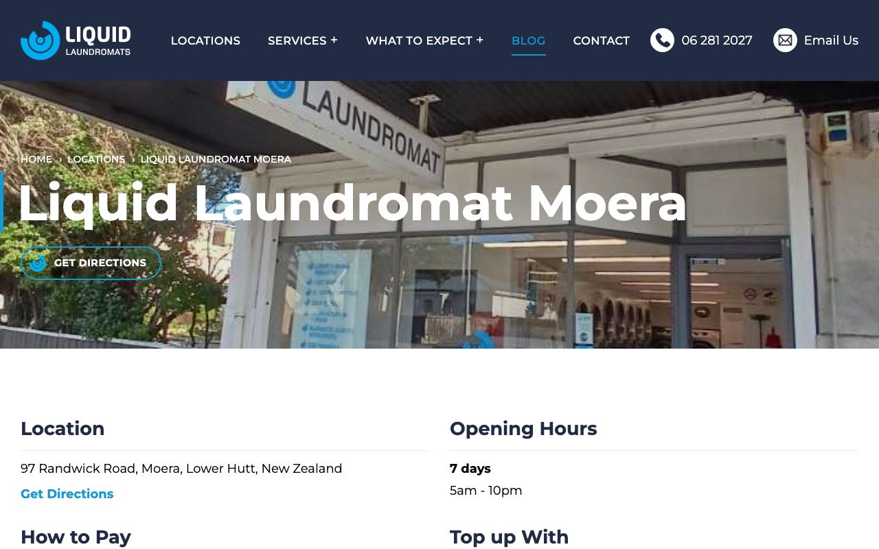 Preview of Liquid Laundromat's website