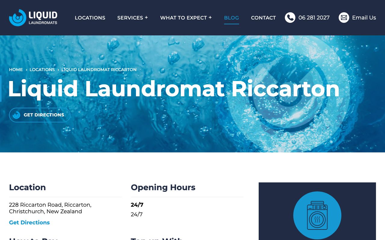 Preview of Liquid Laundromats's website