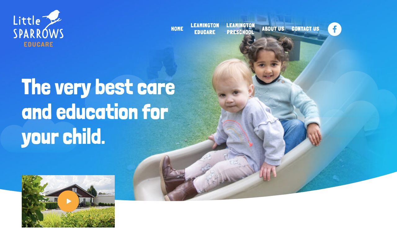 Preview of Little Sparrows Educare's website