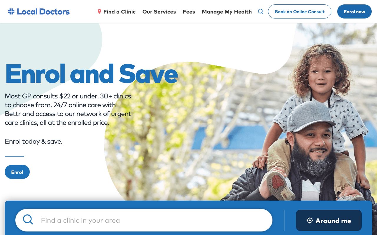 Preview of Local Doctors's website