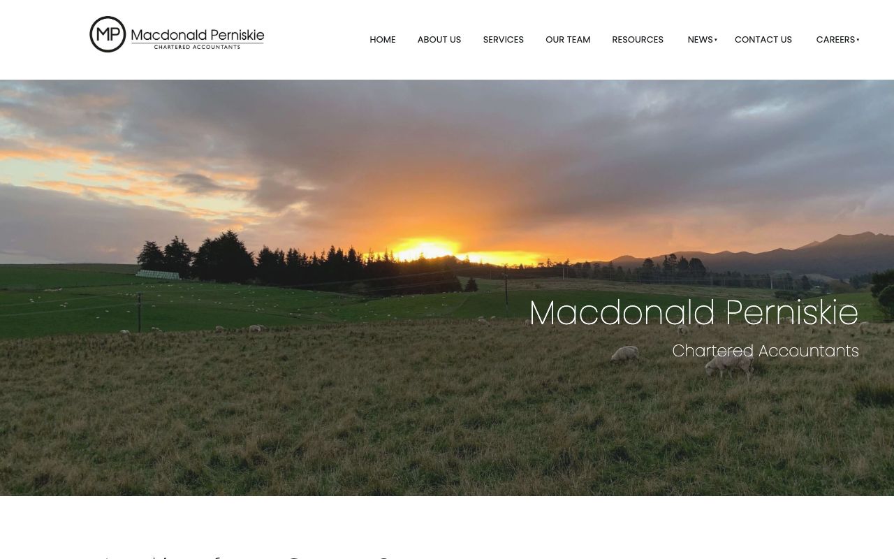 Preview of Macdonald Perniskie Chartered Accountants's website
