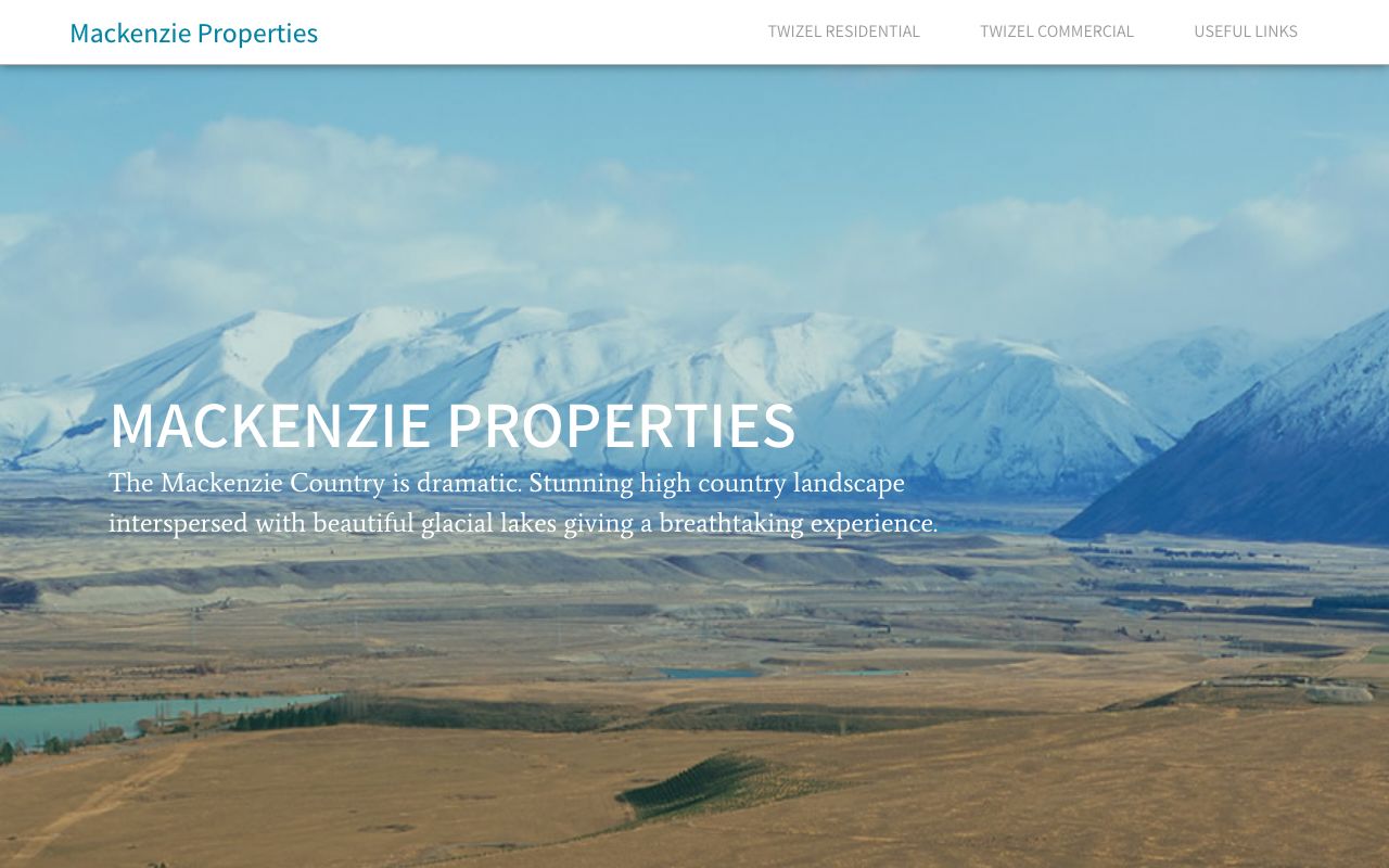 Preview of Mackenzie Properties's website