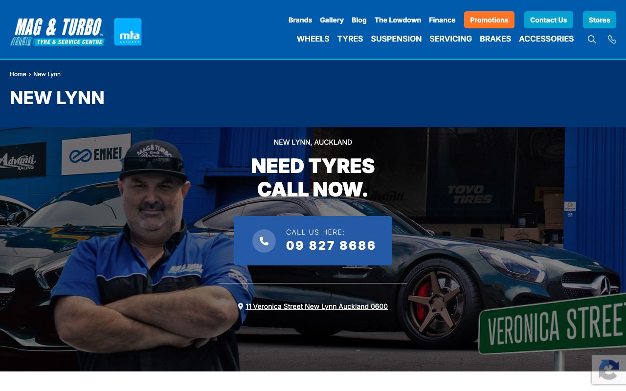 Preview of Mag & Turbo New Lynn's website