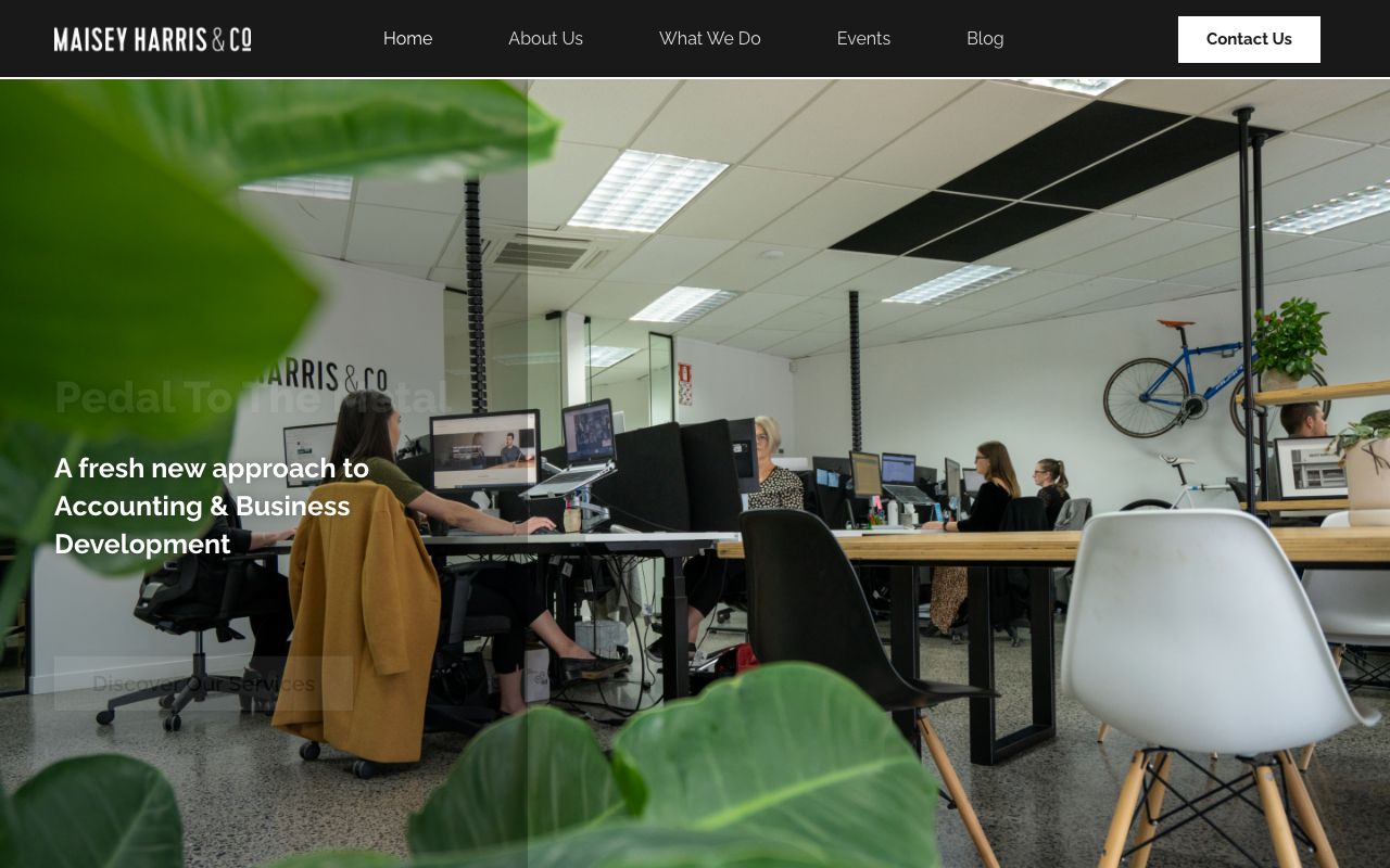 Preview of Maisey Harris & Co's website