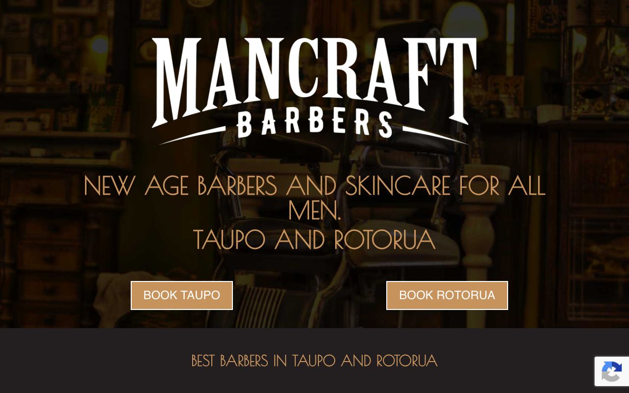 Preview of Mancraft Barbers's website