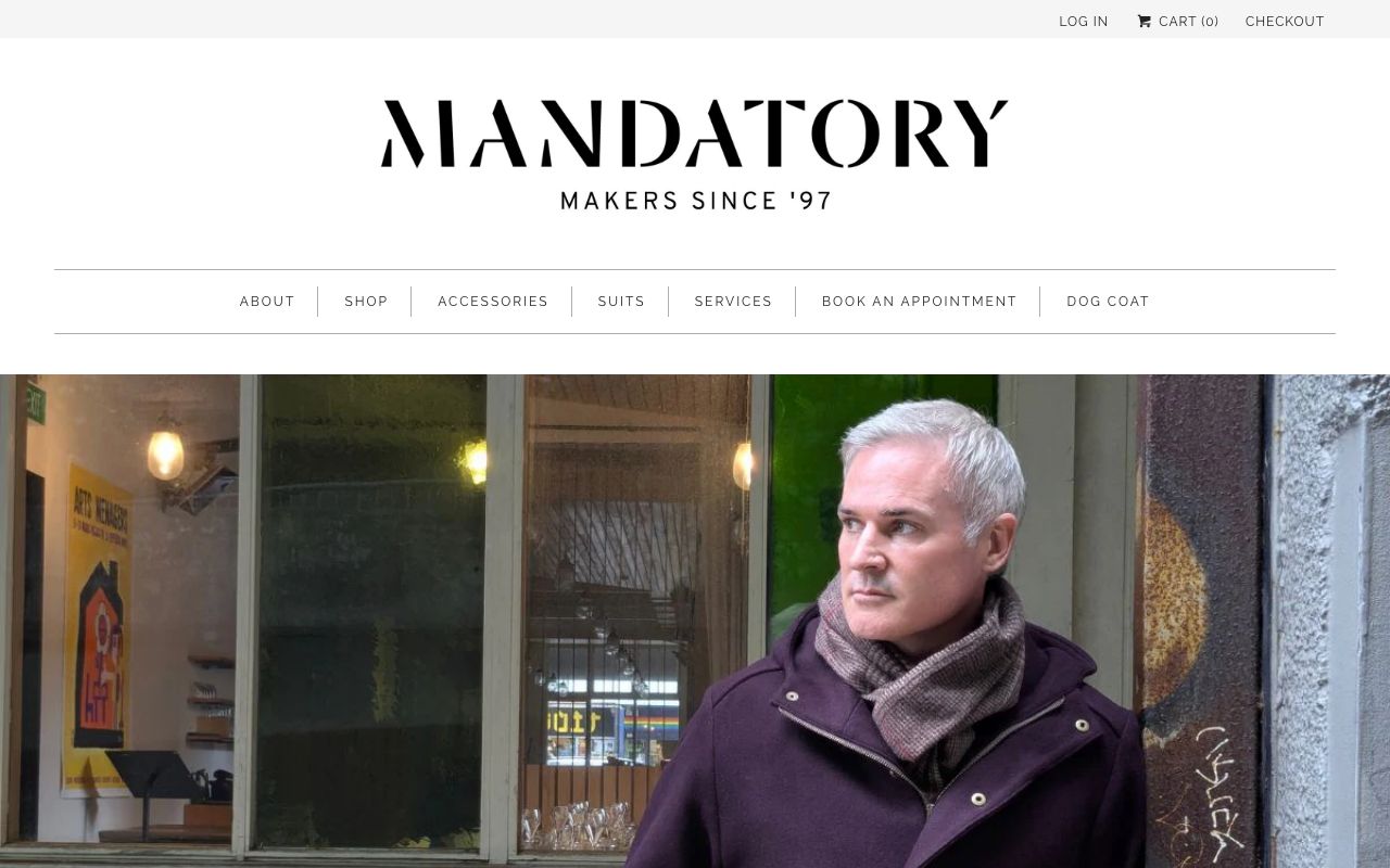 Preview of Mandatory's website