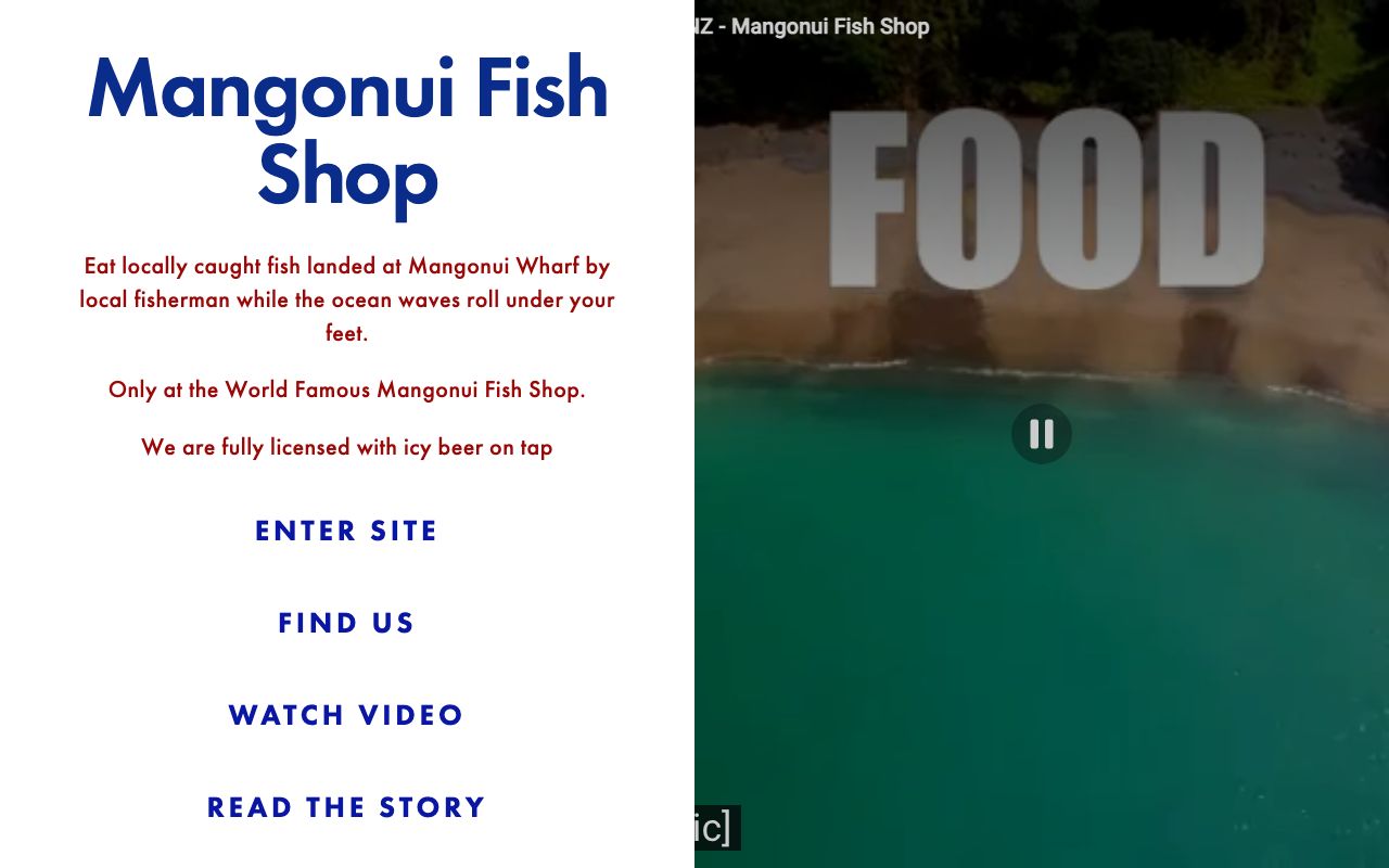 Preview of Mangonui Fish Shop & Takeaways's website