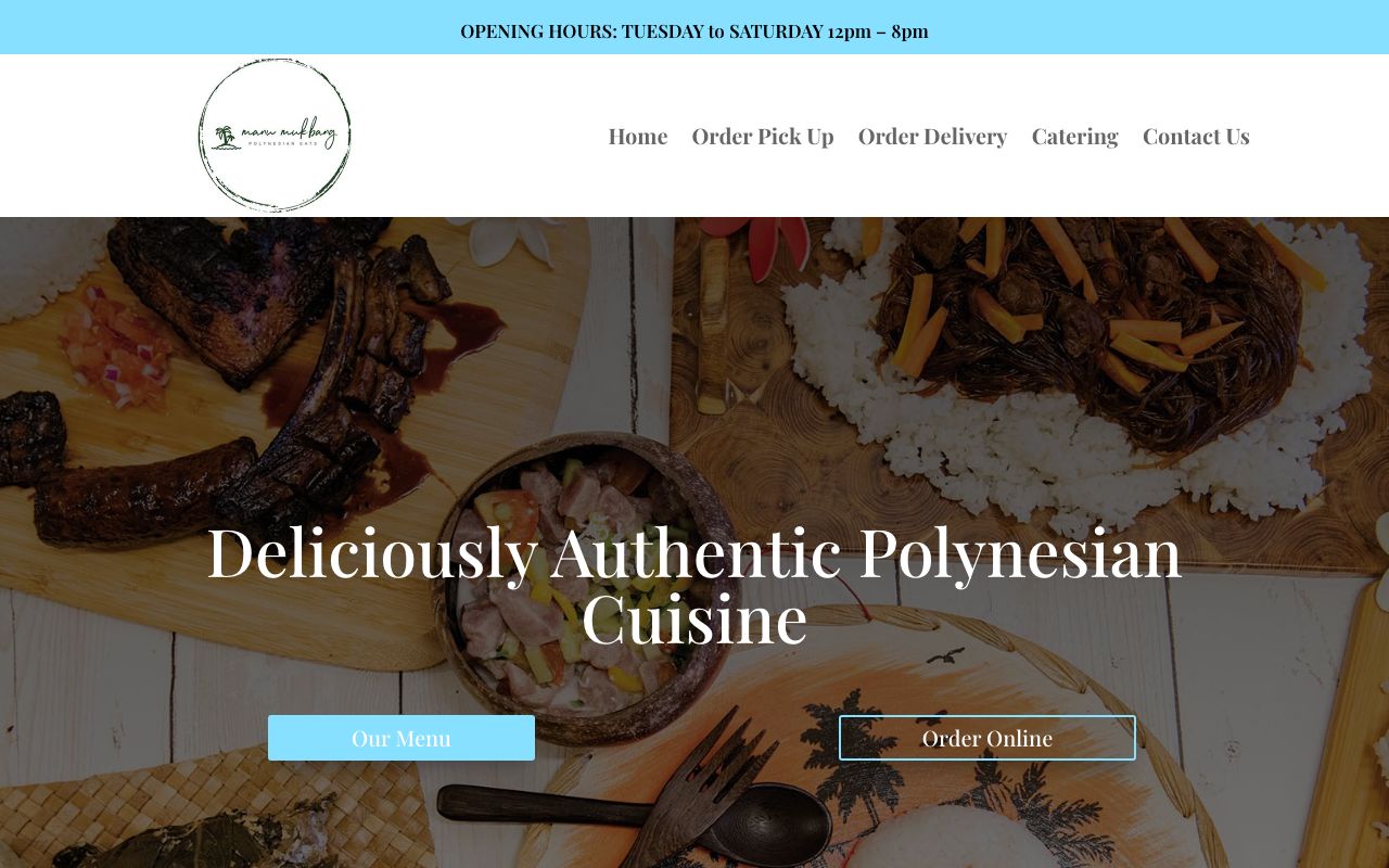 Preview of Manu Mukbang's website