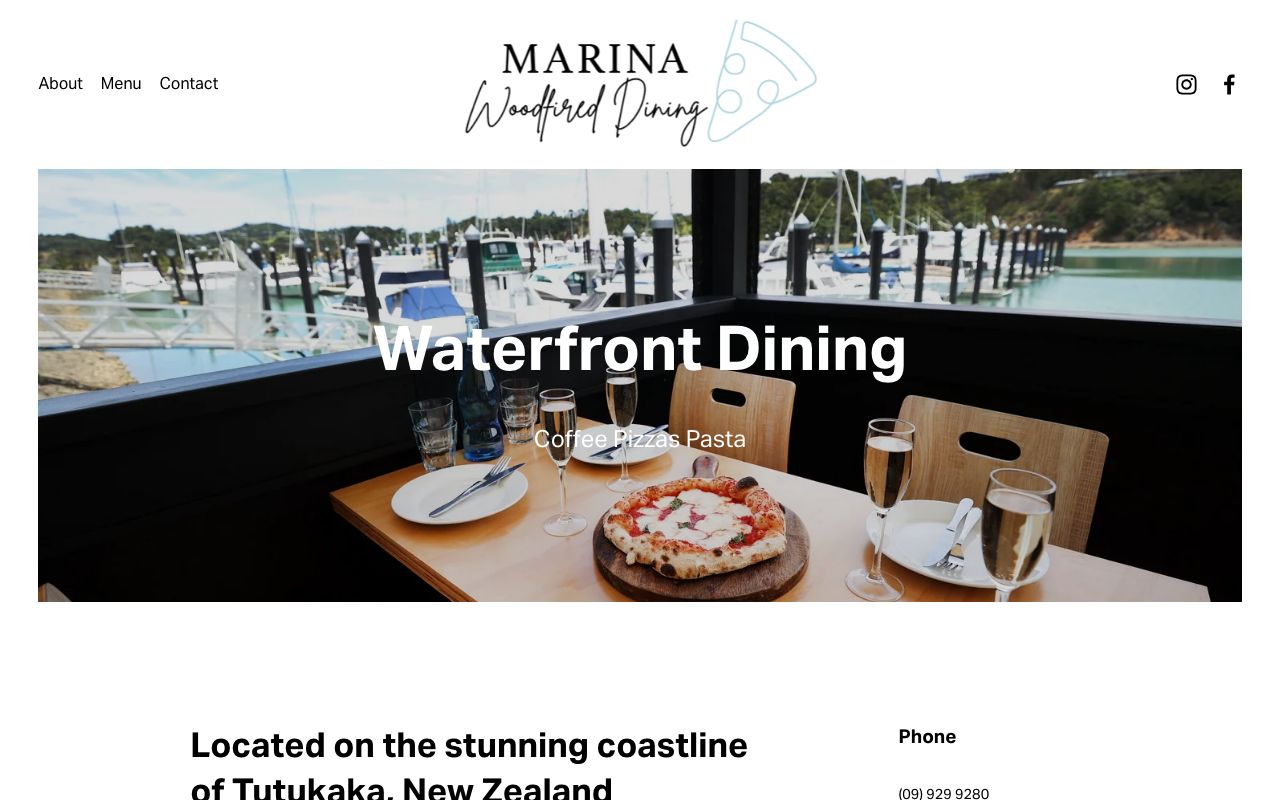 Preview of Marina Pizzeria's website