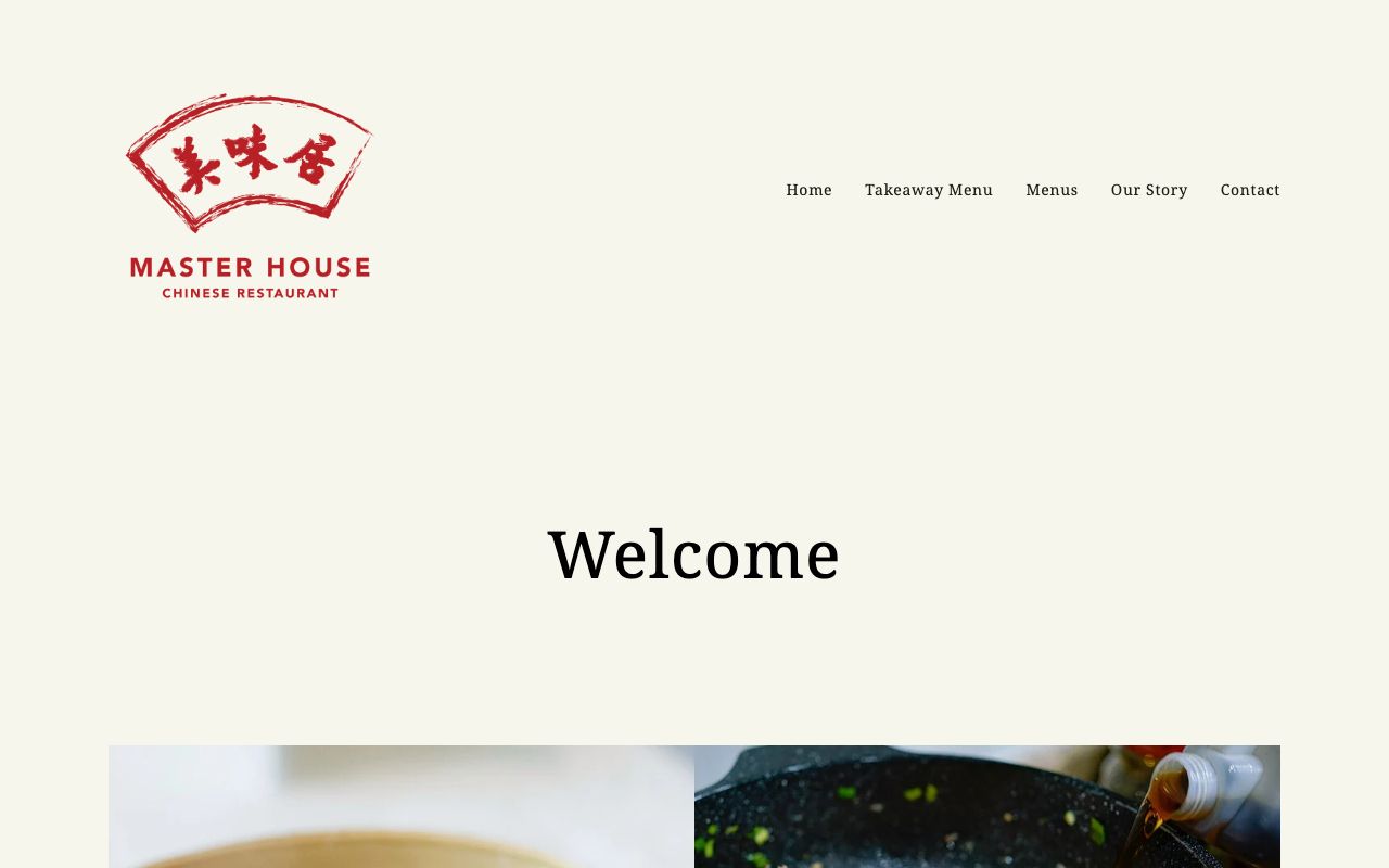 Preview of Master House's website