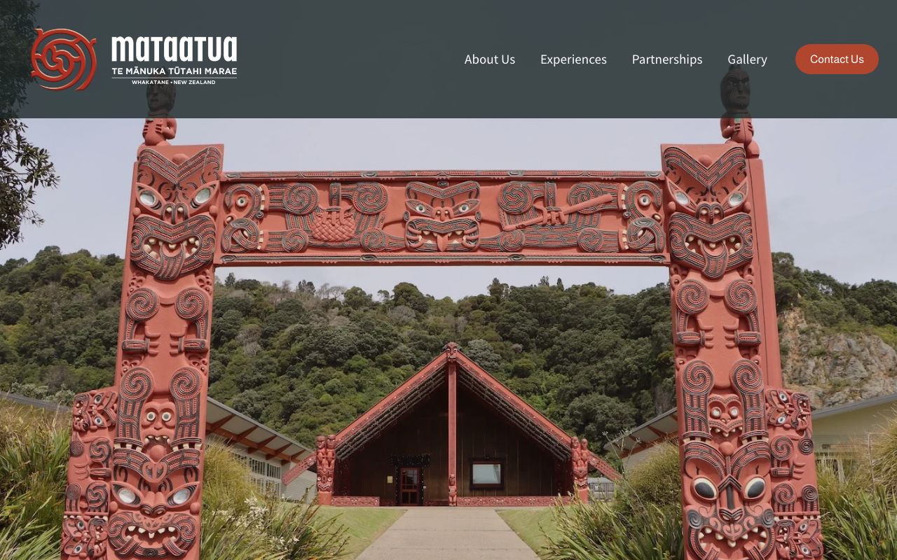 Preview of Mataatua Wharenui's website