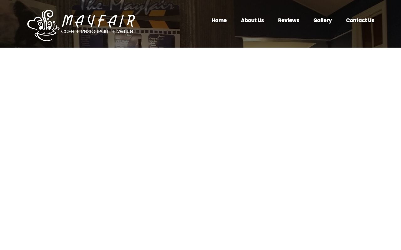 Preview of Mayfair's website