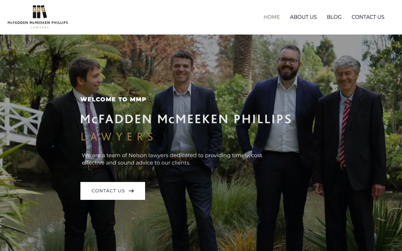 Preview of McFadden McMeeken Phillips's website