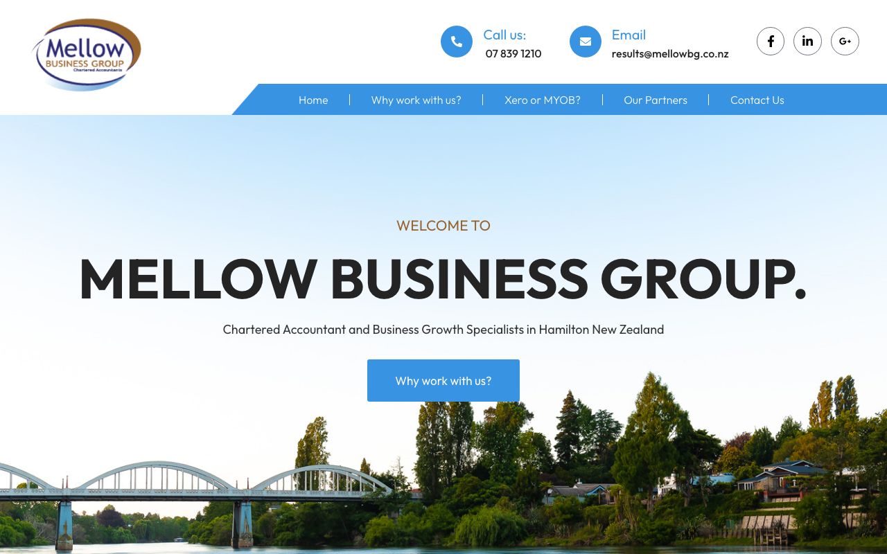 Preview of Mellow Business Group's website