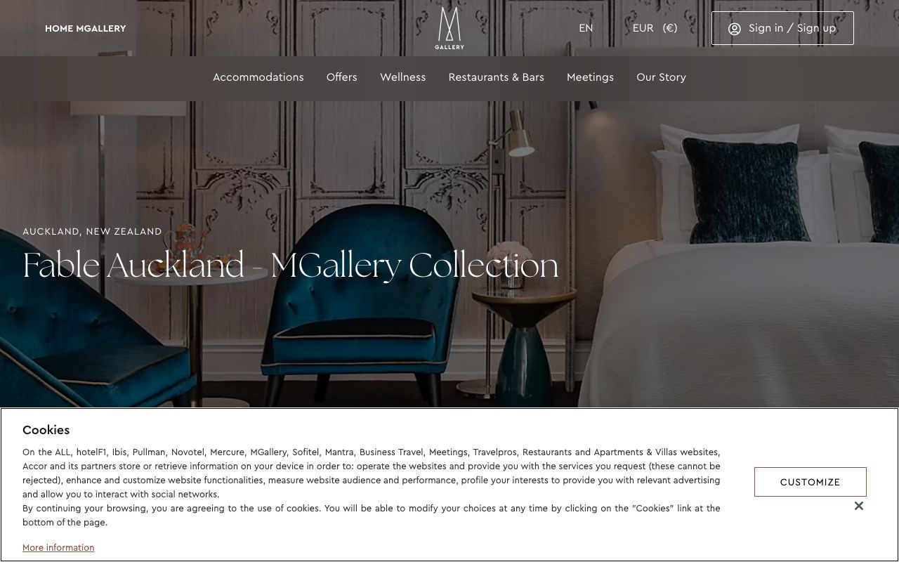 Preview of MGallery's website