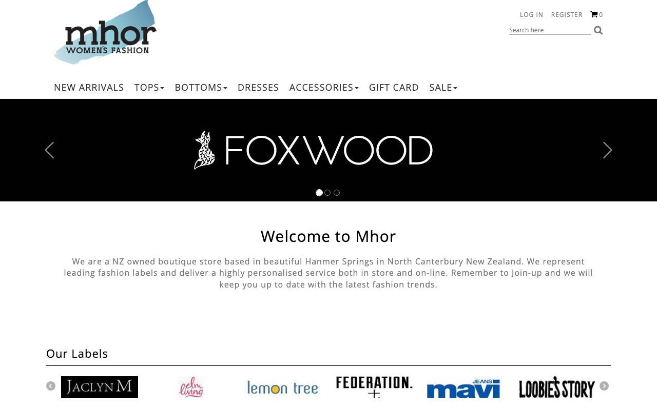 Preview of mhor's website