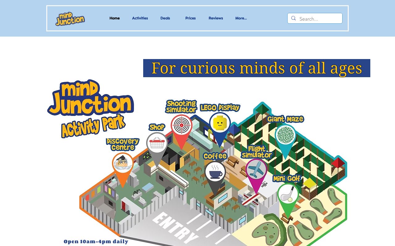 Preview of Mind Junction's website
