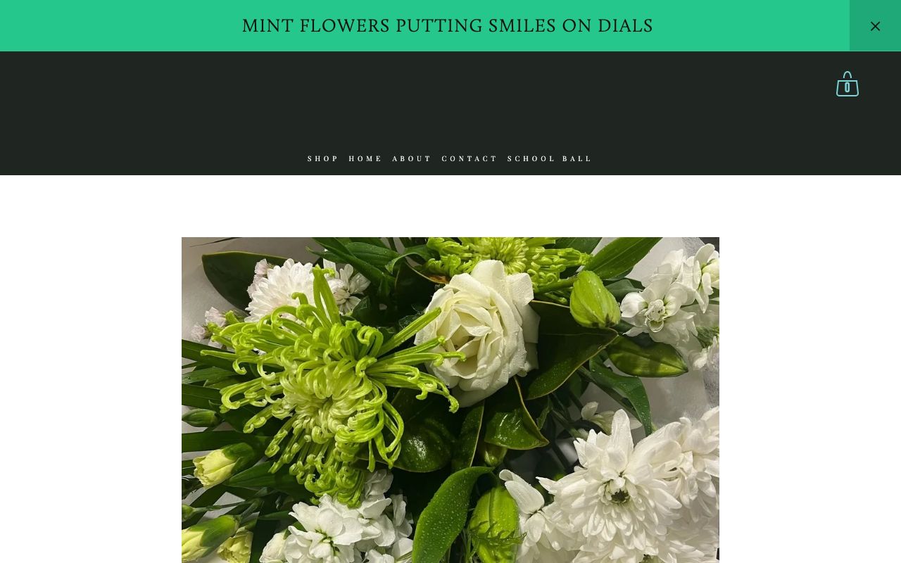 Preview of Mint Flowers's website
