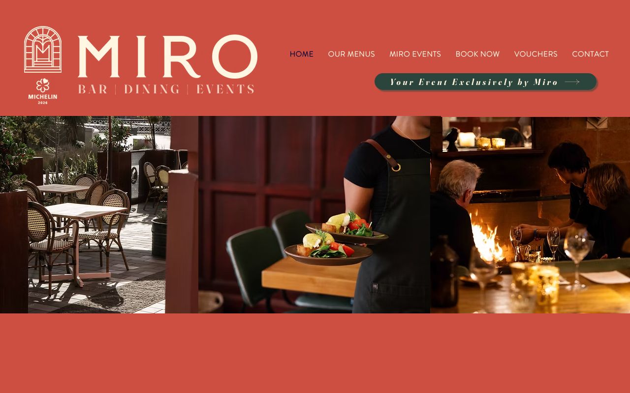 Preview of Miro's website