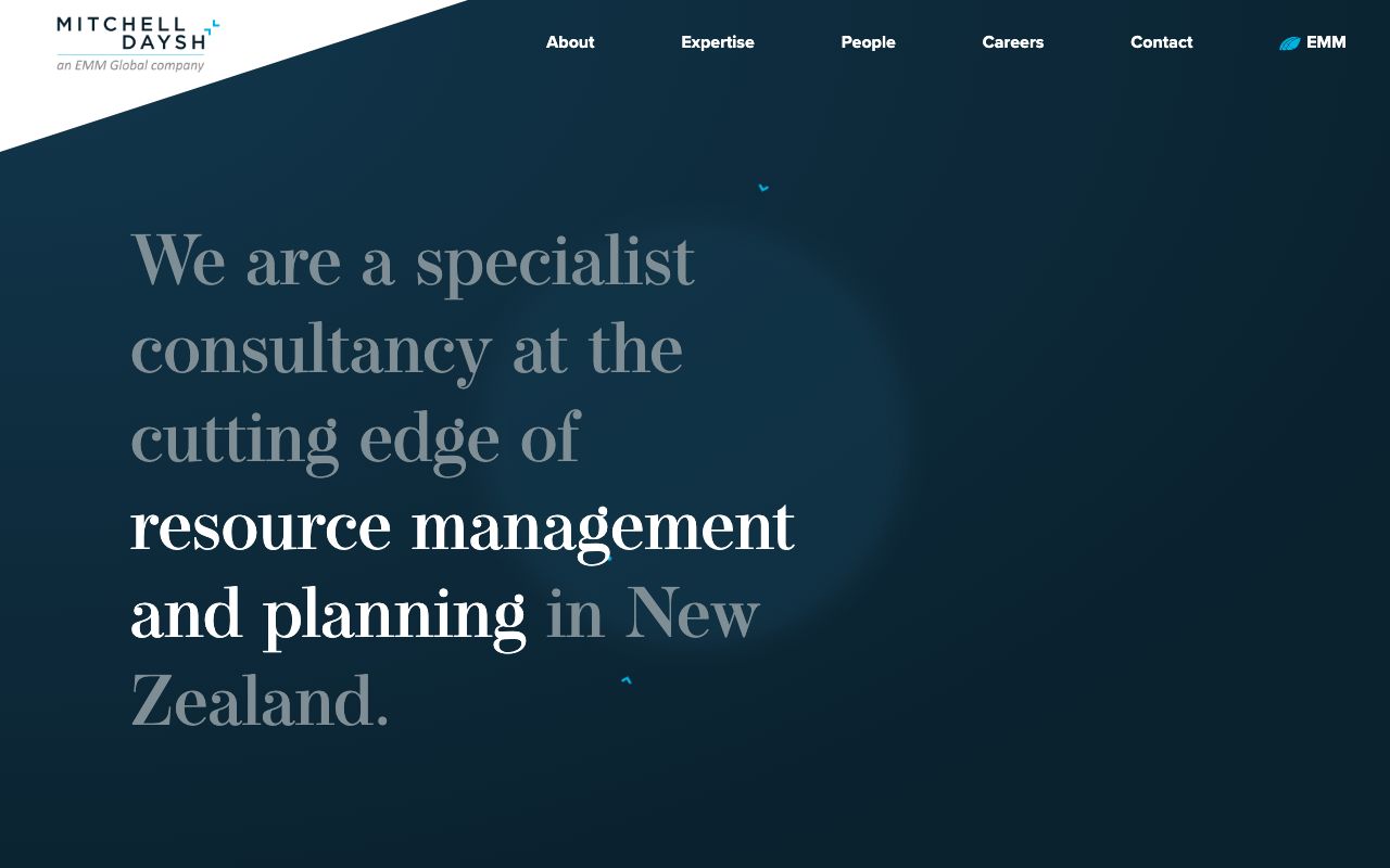 Preview of Mitchell Daysh's website