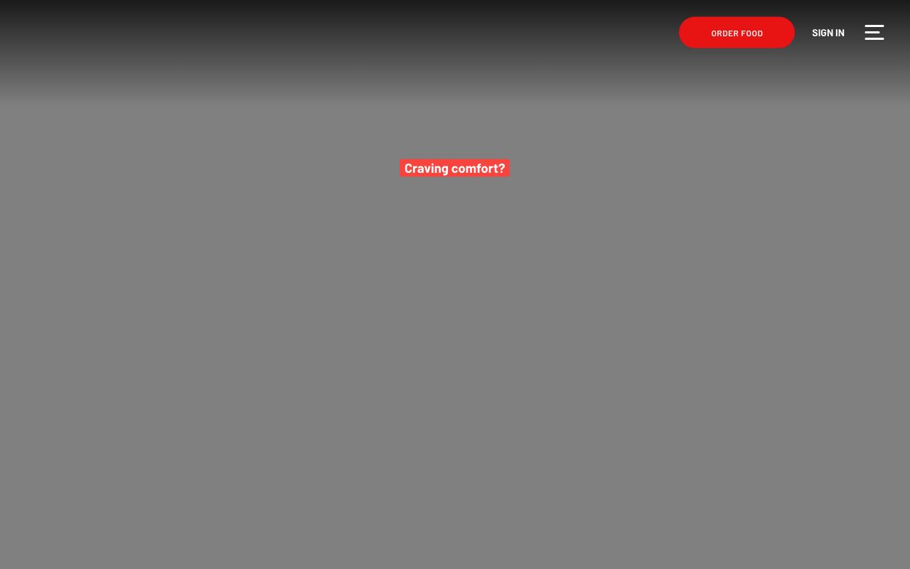Preview of Nando's's website