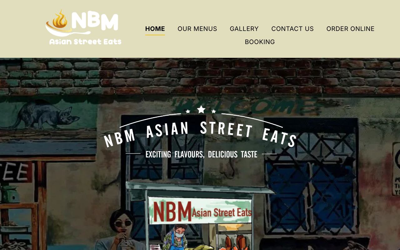 Preview of NBM Asian Street Eats's website