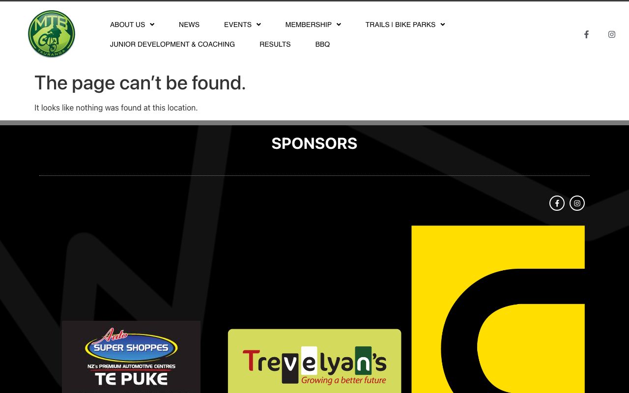Preview of Oropi Grove MTB Park's website