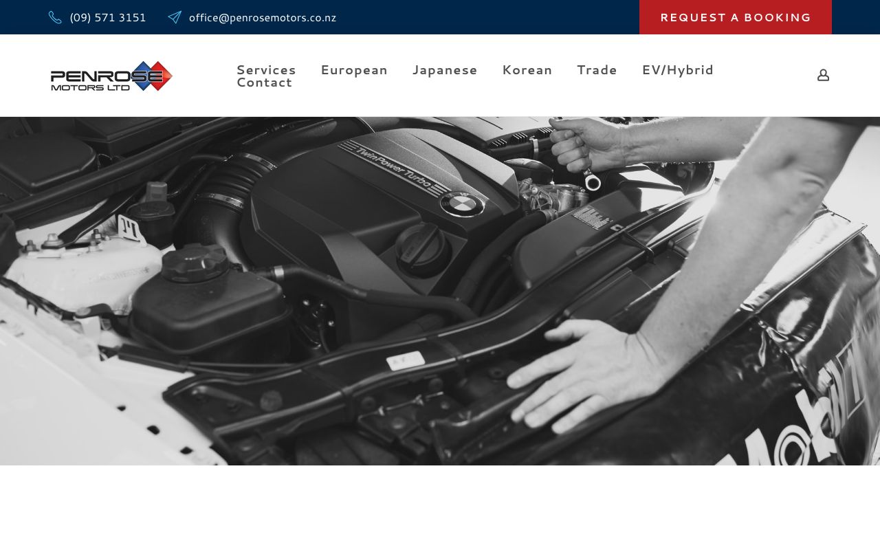 Preview of Penrose Motors's website
